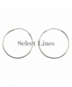 Sterling Endless Earrings Genuine Jewelry