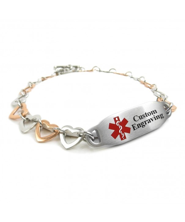 MyIDDr Engraved Medical Bracelet Stainless