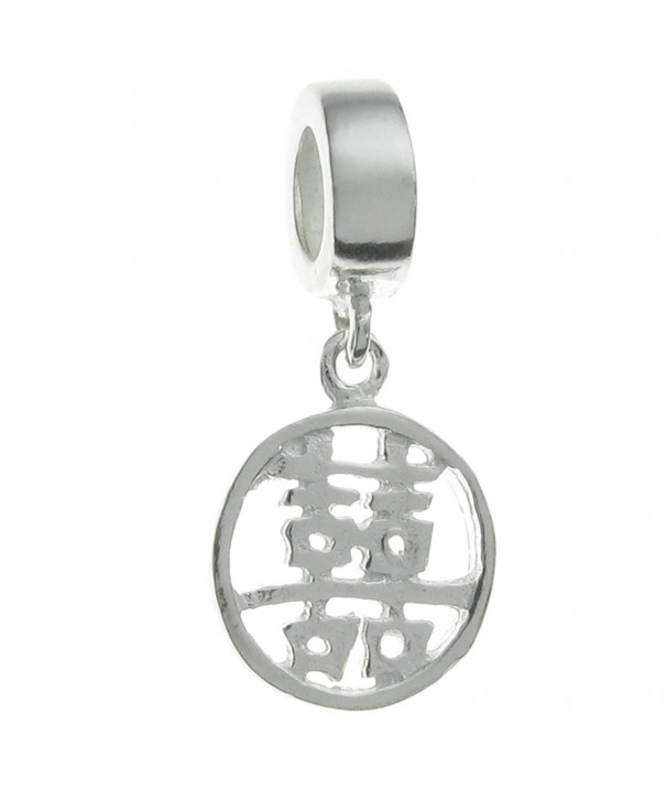 Sterling Silver Chinese Happiness European