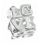 Sterling Silver Letter Heart European