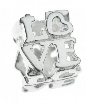 Sterling Silver Letter Heart European