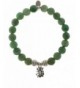 EvaDane Natural Aventurine Gemstone Bracelet