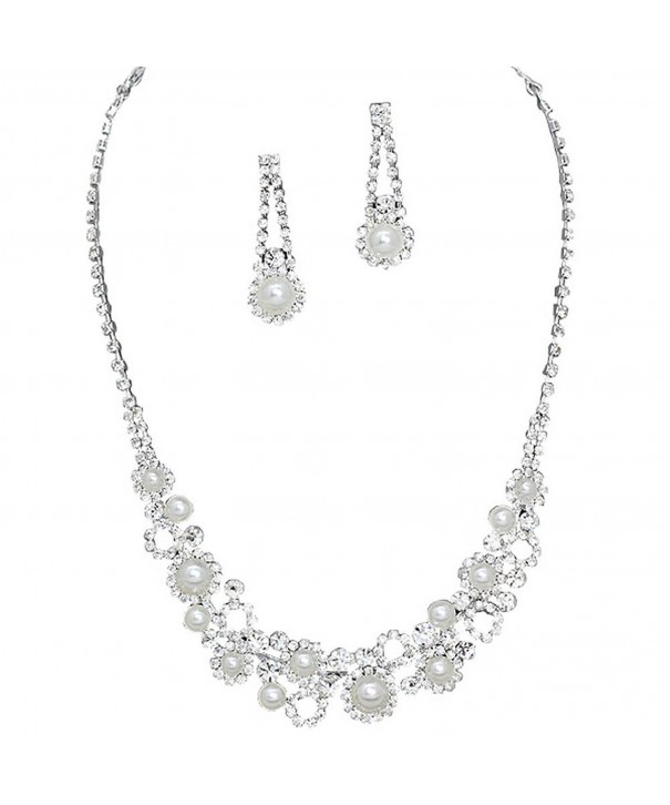 Elegant Sophisticated Wedding Necklace Crystal