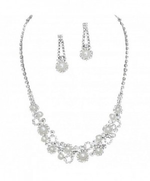 Elegant Sophisticated Wedding Necklace Crystal