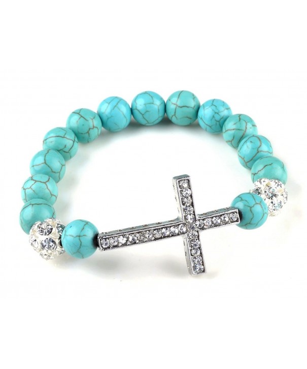 Fashion Jewelry Created Turquoise rhinestones bracelet