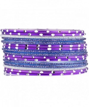 Lux Accessories Purple Glitter Wedding