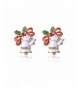 CHUYUN Christmas Jingle Earrings Stuffers