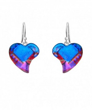 DreamGlass Sterling Silver Dichroic Earrings