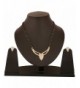 Touchstone bollywood rhinestones mangalsutra necklace