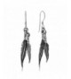 Oxidized Sterling American Dangling Earrings