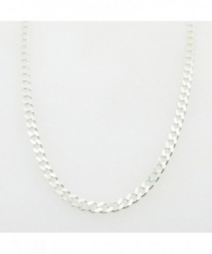 Silver Curb chain Necklace BDC66