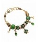 Rosemarie Collections Bracelet Leprechaun Shamrock