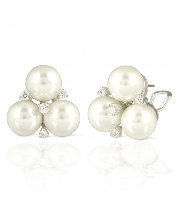 JanKuo Jewelry Simulated Zirconia Earrings