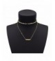 Shoopic Layered Choker Pendant Necklace