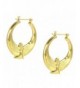 Egyptian Goddess Yellow Plated Earrings