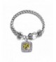 Coreopsis Classic Silver Crystal Bracelet