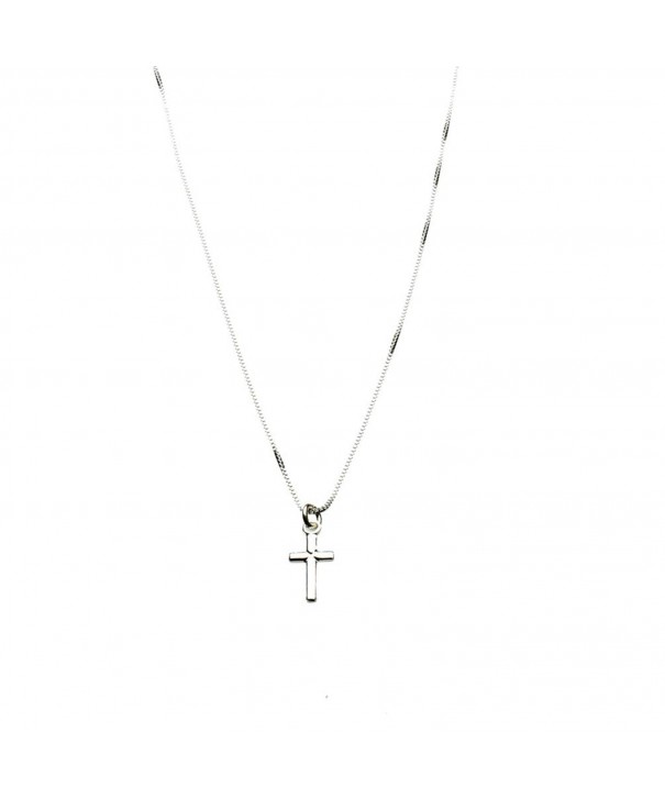 Sterling Silver Cross Nickel Necklace