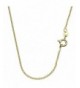 Gold Flashed Sterling Silver Chain Necklace