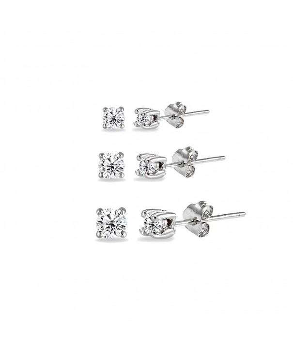 Sterling Silver Cubic Zirconia Earrings