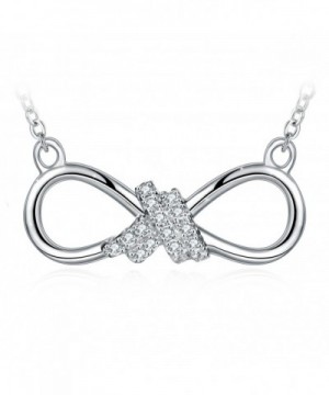 Necklace Sterling Zirconia Girlfriend Extander