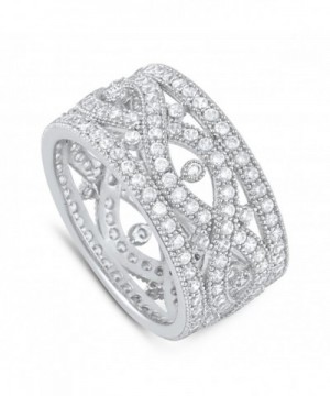 Sterling Simulated Diamond Infinity Statement