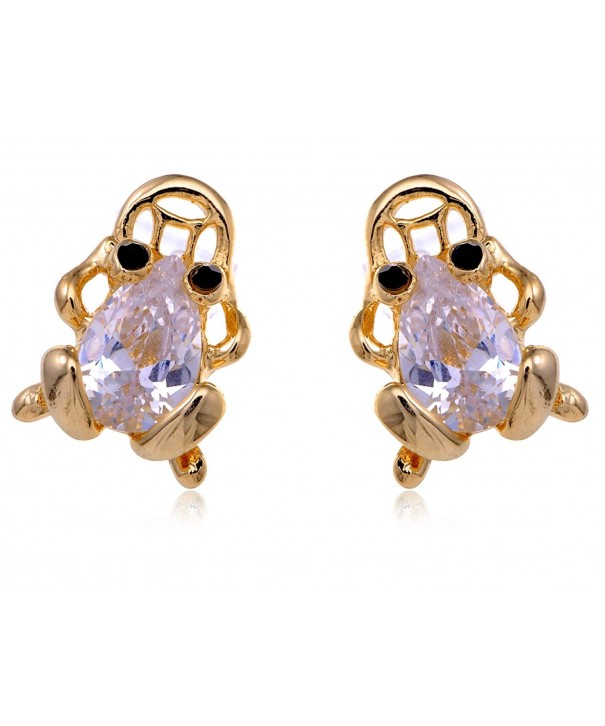 Alilang Fortune Rhinestone Fashion Earrings