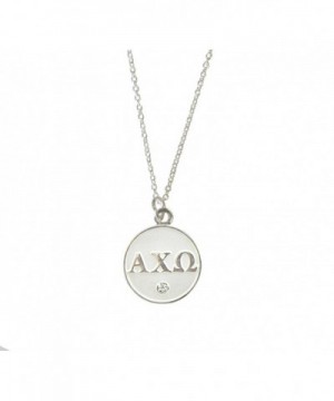 Alpha Omega Sorority Lavalier Necklace