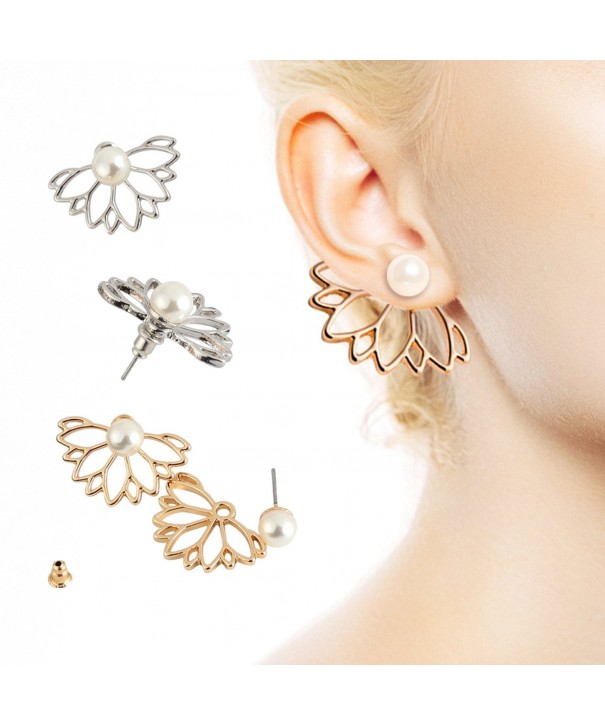 Flower Lovely Crystal Earrings Jewelry