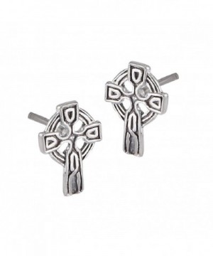 Sterling Silver Celtic Cross Earrings