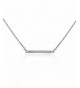 Minimalist Balance Sterling Pendant Necklace