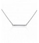 Minimalist Balance Sterling Pendant Necklace