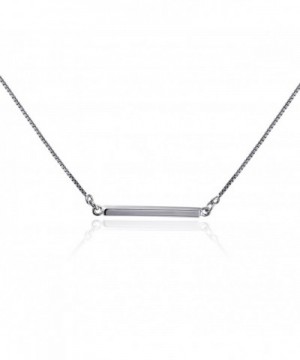 Minimalist Balance Sterling Pendant Necklace