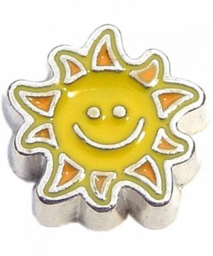 Sunshine Smile Floating Locket Charm