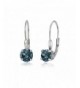 Sterling Silver London Leverback Earrings