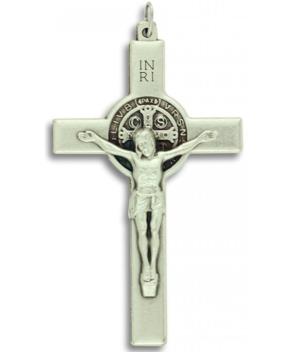 Benedict Crucifix Cross Pendant Card