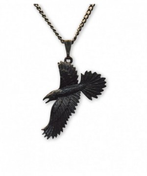 Black Gothic Pewter Pendant Necklace