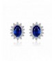 JewelryPalace Princess Middletons Sapphire Earrings