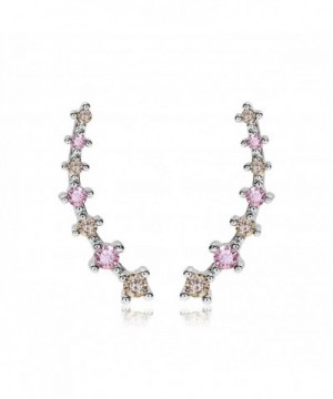 OKAJEWELRY Cubic Zircon Sweep Earrings