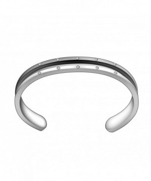 ZUOBAO Stainless Bracelet Zirconia Silver