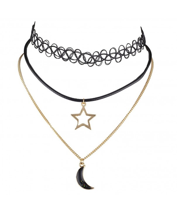 Lux Accessories Pendant Collar Necklace