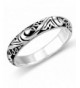 Sterling Silver Elegant Filigree Everyday