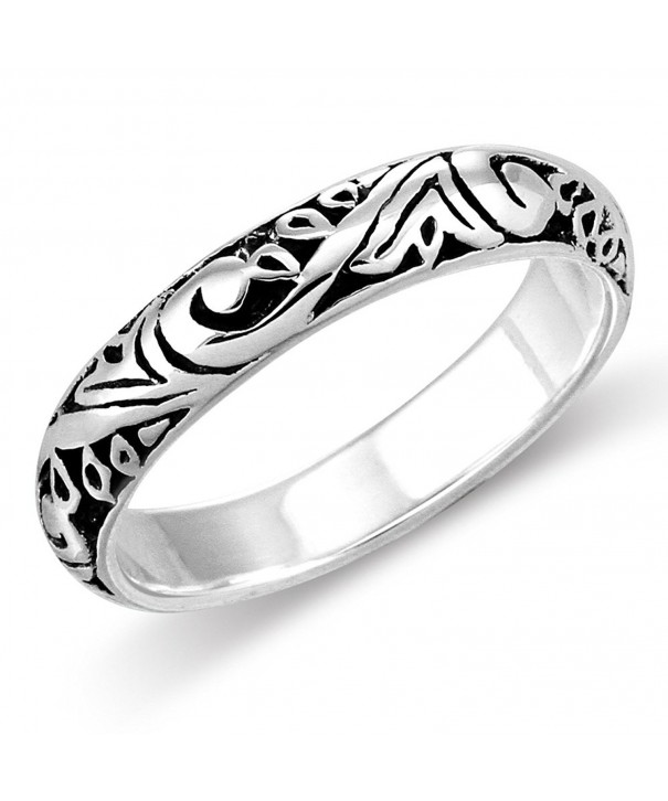 Sterling Silver Elegant Filigree Everyday