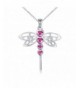 Dragonfly Pendant Sterling Silver Necklace