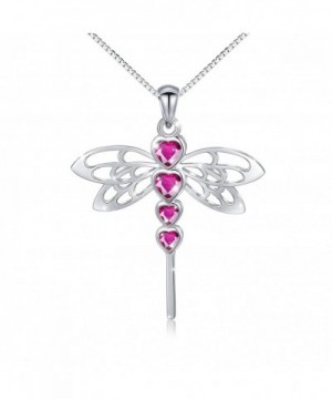 Dragonfly Pendant Sterling Silver Necklace