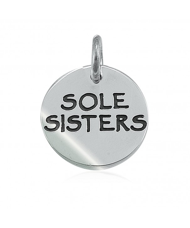 Sterling Silver Sole Sisters Round