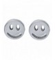 Catching Stainless Steel Smiley Earrings