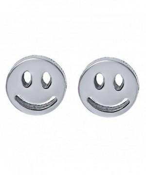 Catching Stainless Steel Smiley Earrings