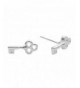 Silverly Womens Sterling Polished Earrings