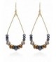 BONALUNA Bohemian Sapphire Statement Earrings