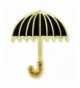 PinMarts Black Traditional Umbrella Enamel